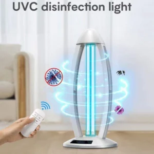 110V 220V Remote Control Ultraviolet Sterilizing lamp 38W UV Disinfection Light High Ozone UVC Germicidal Lamp 600x600