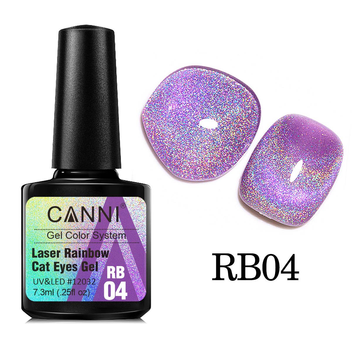 Venalisa Supply Canni Laser Rainbow Cat Eye Gel Nail Polish Full Coverage Diamond Glitter Magnet Semi.jpg