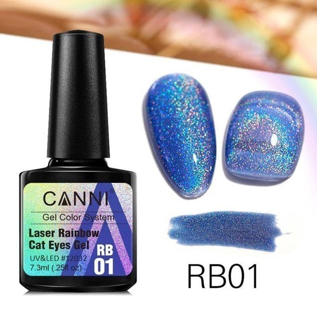 canni laser holographic rainbow gel polish 73ml rb01 1.jpg