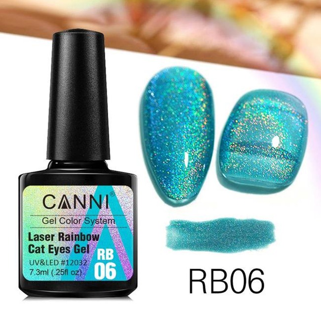 canni laser holographic rainbow gel polish 73ml rb01 2.jpg