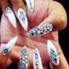 light blue and white studded rhinestone art 1.jpg